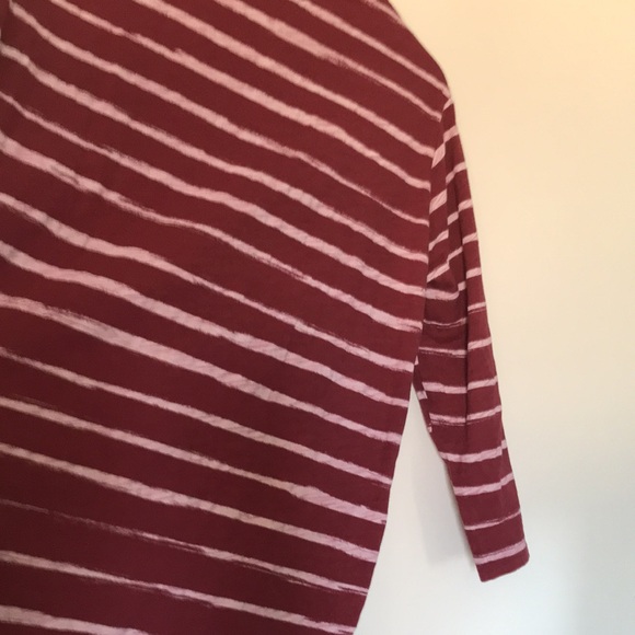 Fresh Produce XL long sleeve t-shirt red pink striped #22032 - Picture 4 of 5